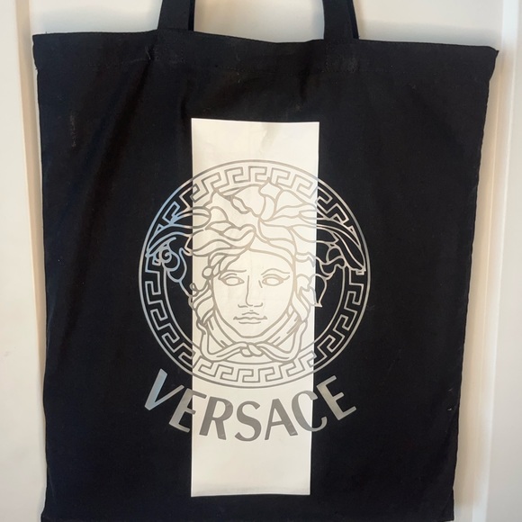 Black canvas tote bag size 15x16 - Picture 8 of 8